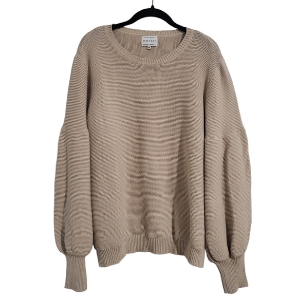 Sabo Skirt Sweaters - Sabo Skirt Balloon Sleeve Sweater Cream size M